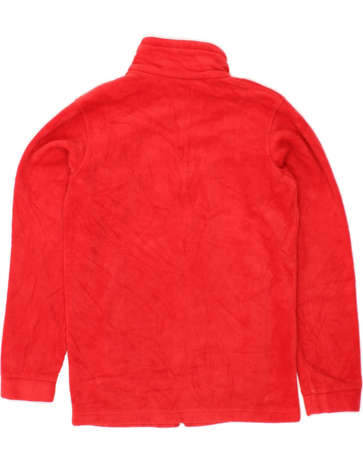 COLUMBIA Womens Fleece Jacket UK 14 Large Red Polyester Vintage Columbia and Second-Hand Columbia from Messina Hembry 