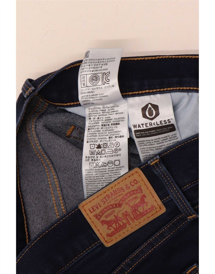 Levi's Dame 312 Shaping Slim Jeans W32 L32 Marineblå Bomuld