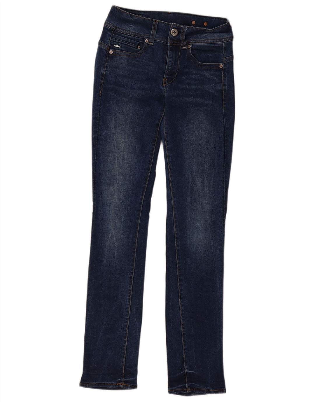 G-Star Dame Slim Jeans W28 L32 Marineblå Bomuld