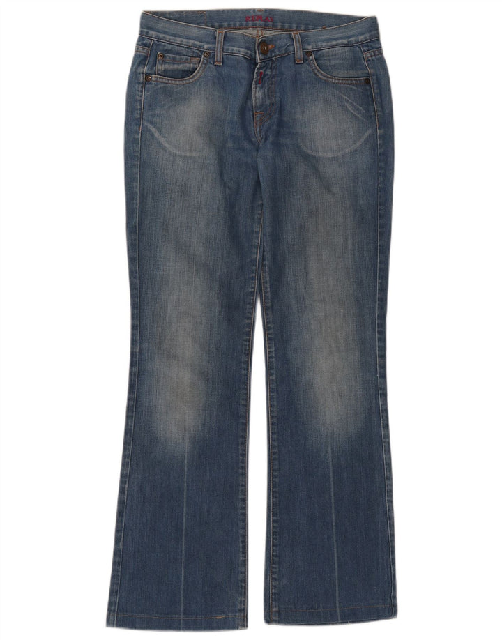 Replay Dame Bootcut Jeans W27 L30 Blå Bomuld