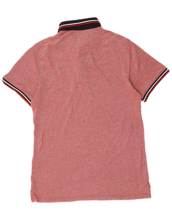 Jack & Jones herre poloshirt Stor rød Colourblock Bomuld