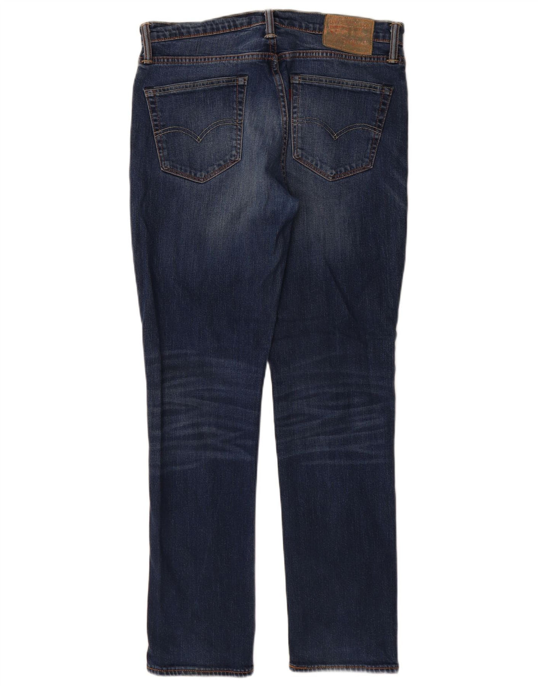 Levi's Slim Jeans til mænd W34 L32 blå bomuld
