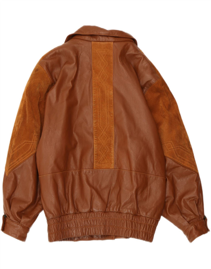 Vintage dame læderjakke UK 14 Large Brown