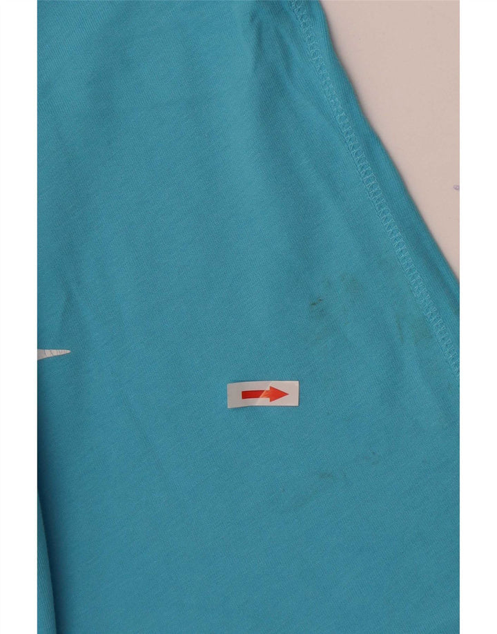 Superdry Herre almindelig grafisk T-shirt top XL blå bomuld