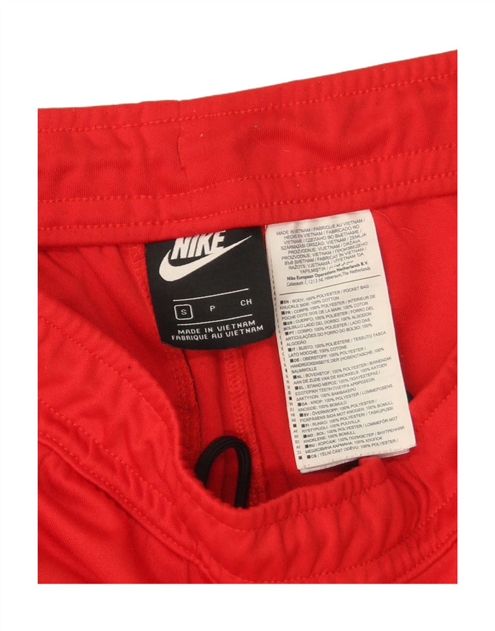 NIKE Mens Graphic Tracksuit Trousers Joggers Small  Red Polyester Vintage Nike and Second-Hand Nike from Messina Hembry 