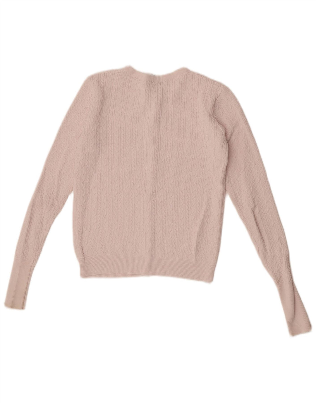 Zara Womens Crop Cardigan Sweater UK 8 Small Pink
