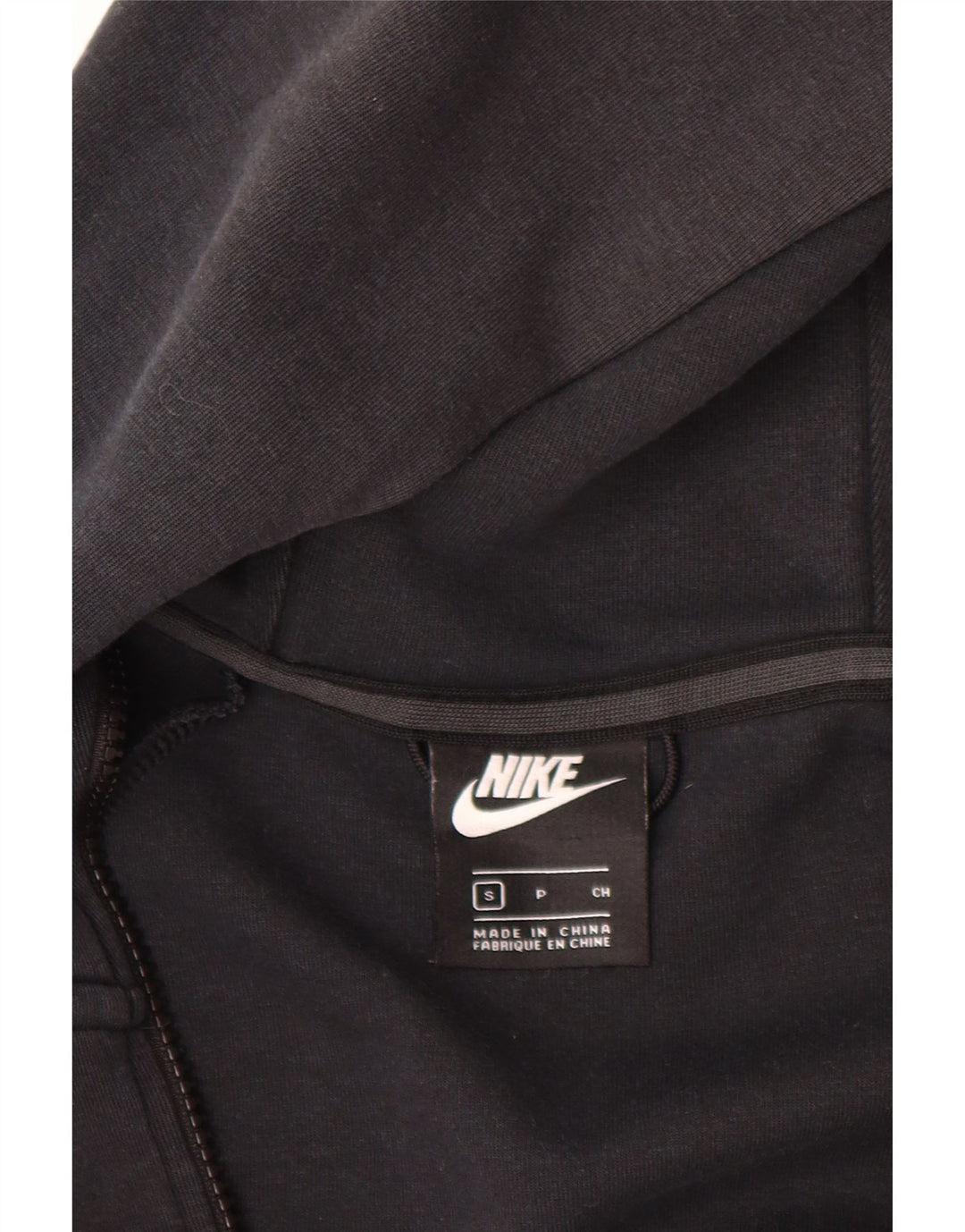 Nike Hættetrøje med lynlås til mænd, lille sort