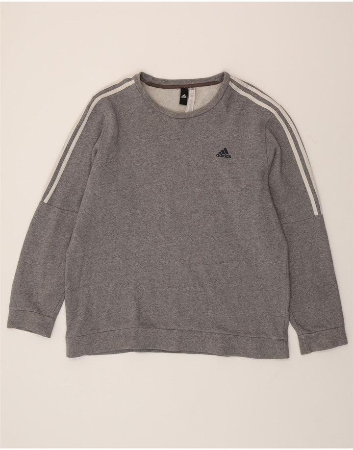 Adidas Herre Sweatshirt Jumper XL Grå Bomuld