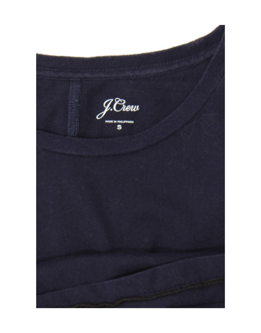 J. CREW Womens Tunic Top UK 10 Small Navy Blue Vintage J. Crew and Second-Hand J. Crew from Messina Hembry 