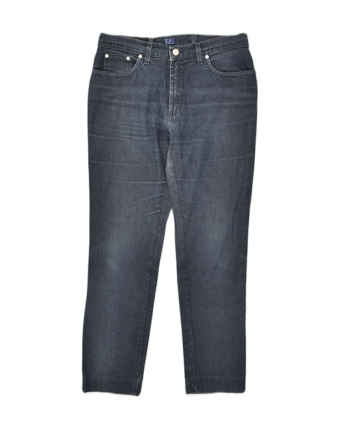 TRUSSARDI Womens Slim Jeans W33 L30 Navy Blue Cotton | Vintage Trussardi | Thrift | Second-Hand Trussardi | Used Clothing | Messina Hembry 
