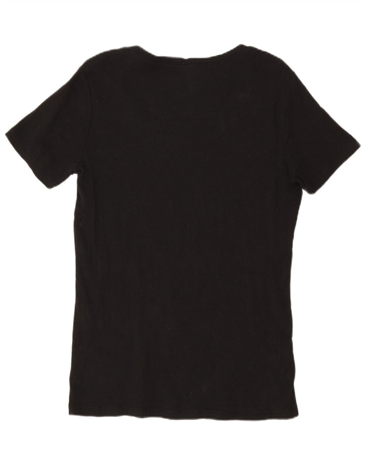 EDDIE BAUER Dame T-Shirt Top UK 16 Large Sort