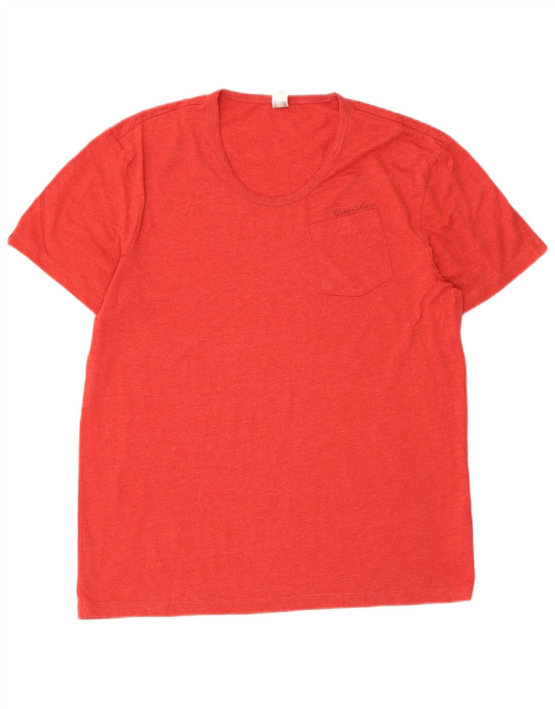 G-Star Herre T-Shirt Top Medium Rød Bomuld
