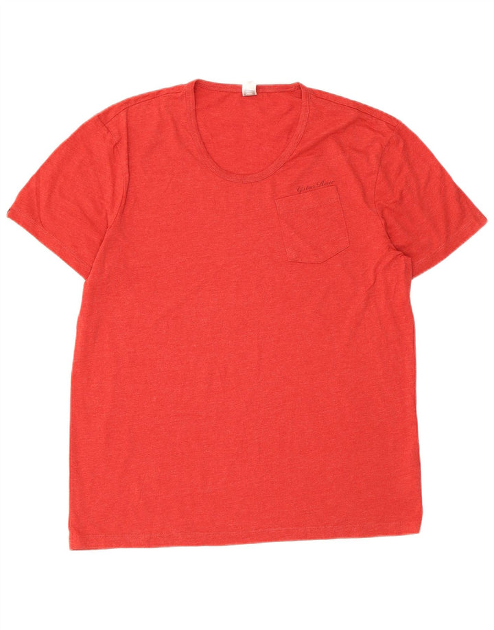 G-Star Herre T-Shirt Top Medium Rød Bomuld