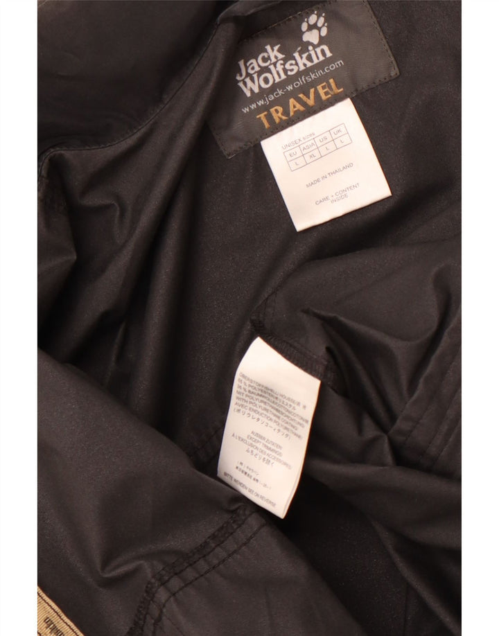 Jack Wolfskin Herre regnjakke UK 40 Large Black Polyester
