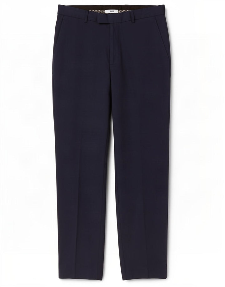 Marks & Spencer Herre Slim Suit Bukser W32 L31 Marineblå Polyester