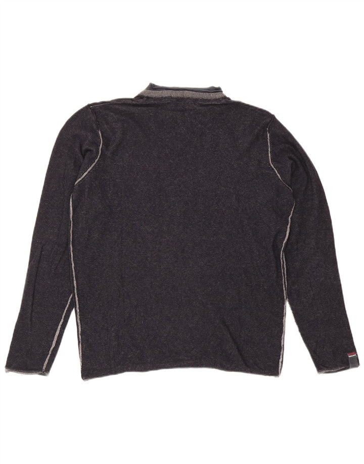 Avirex Herre V-hals sweater Medium Navy Blue