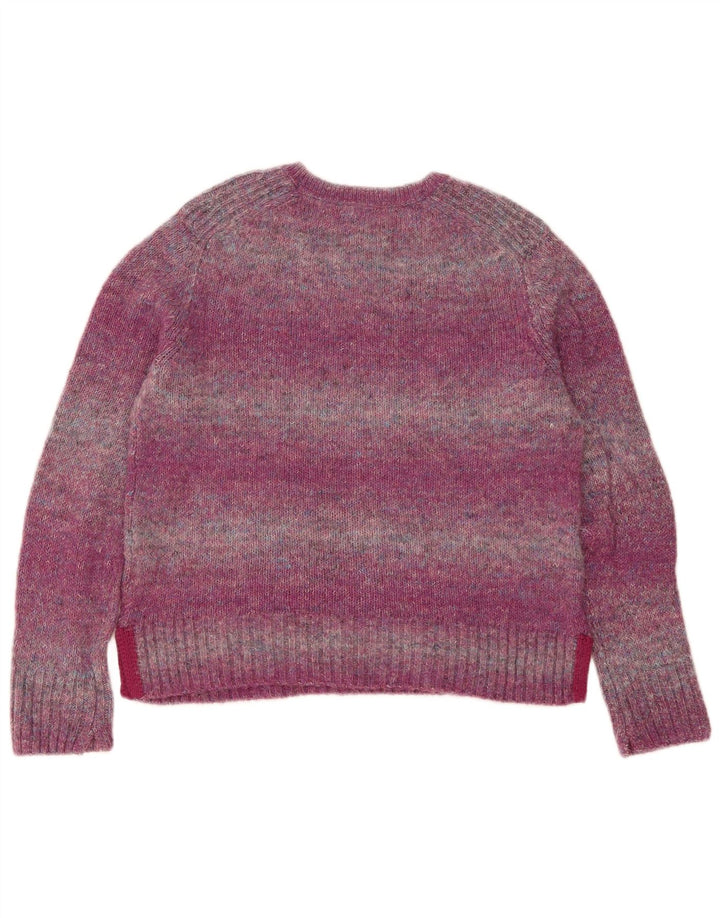 White Stuff Dame sweater med rund hals DK 10 Små lilla Flecked