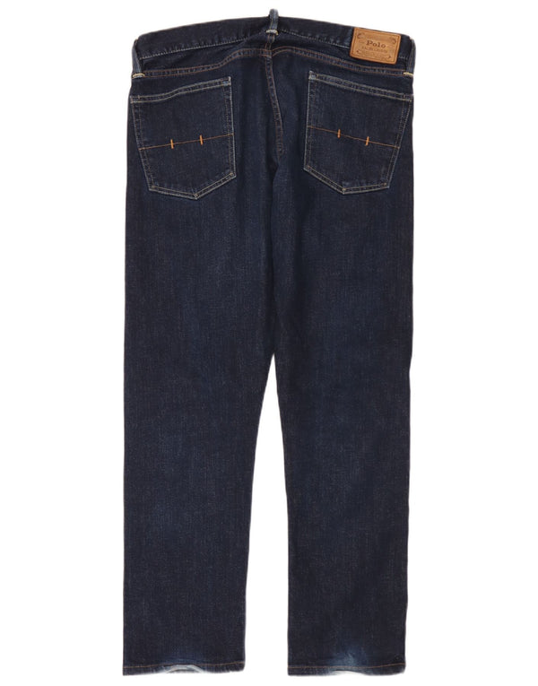 Polo Ralph Lauren Straight Jeans til mænd W34 L32 Marineblå Bomuld