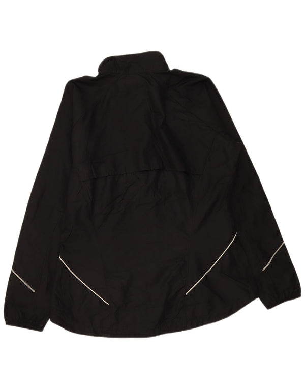 Nike træningsdragt topjakke til kvinder UK 16/18 XL sort polyester