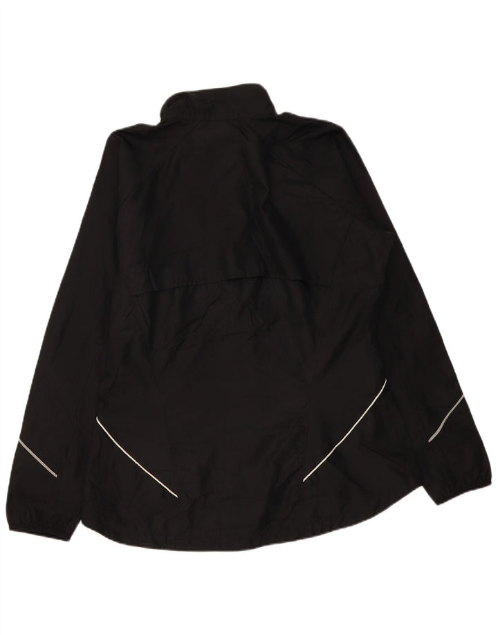 Nike træningsdragt topjakke til kvinder UK 16/18 XL sort polyester