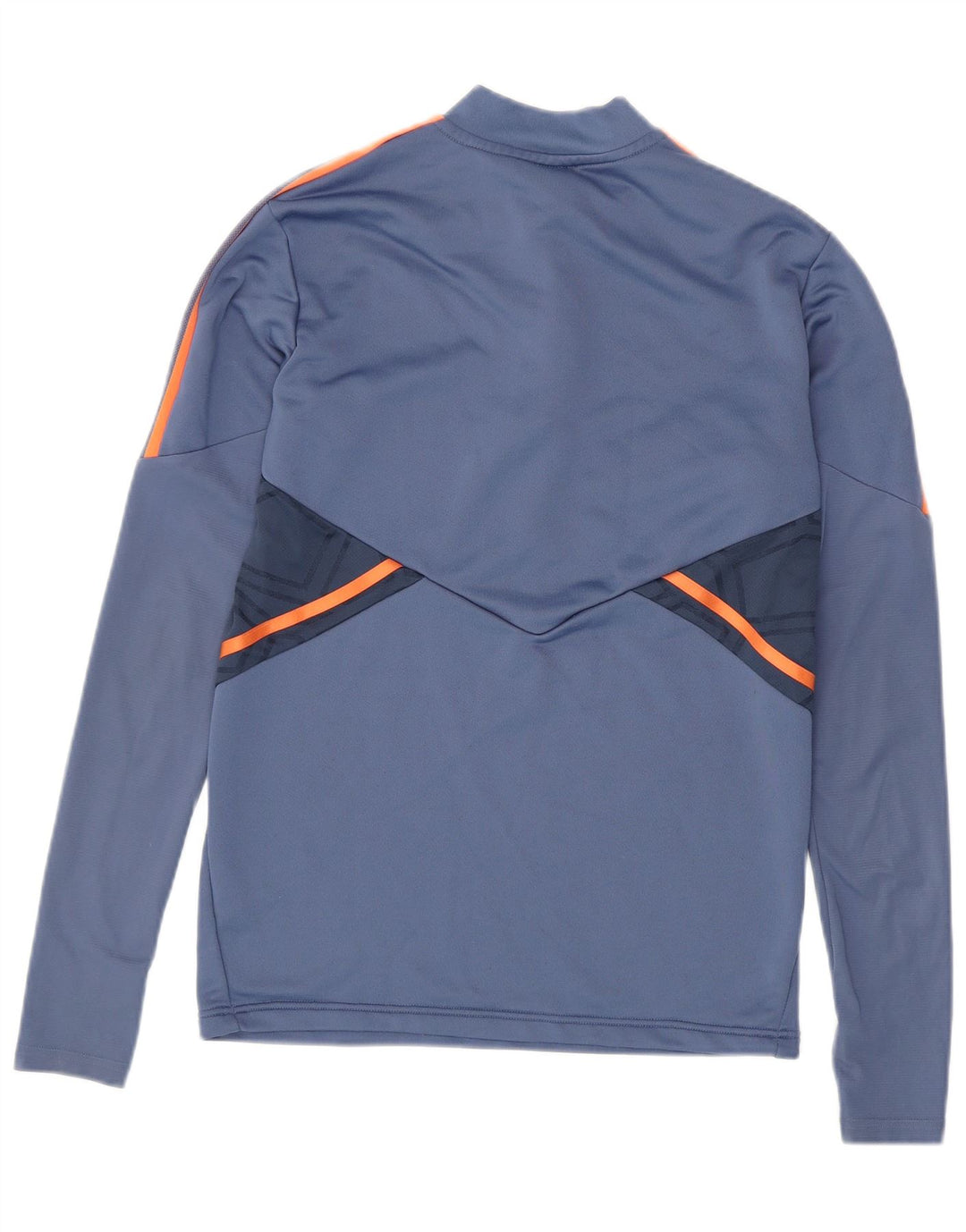Adidas Herre Manchester United Pullover Træningsdragt Top Lille Blå Colourblock