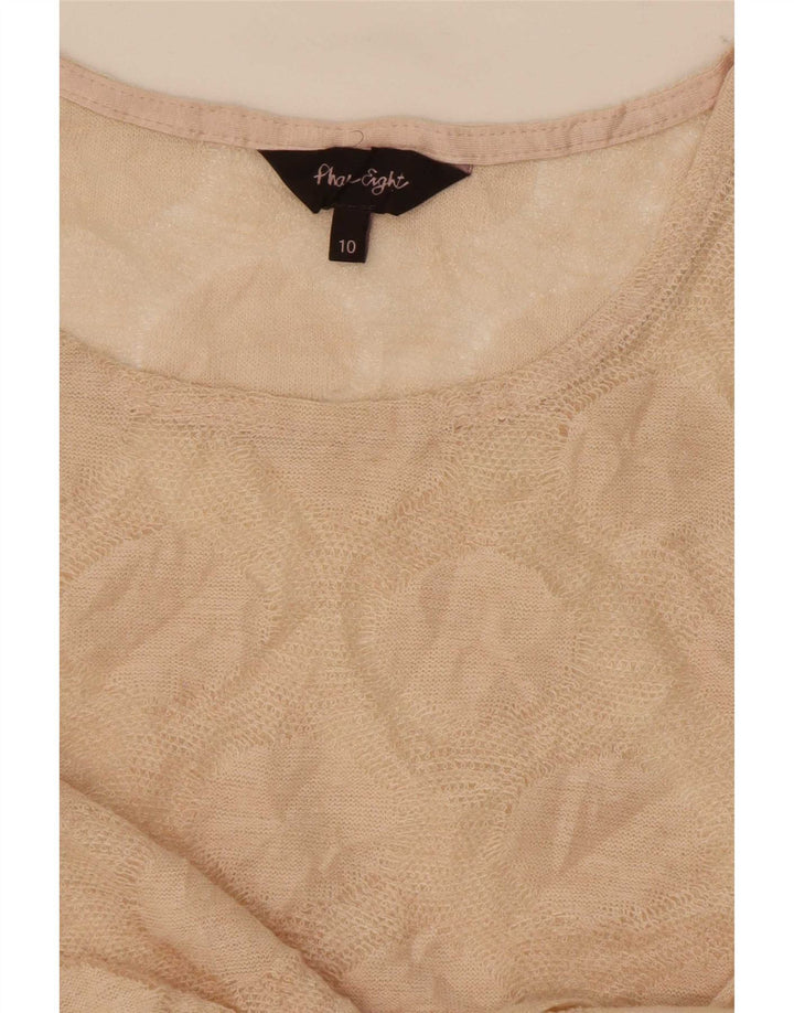 Phase Eight Dame Top 3/4 ærme UK 10 Small Beige