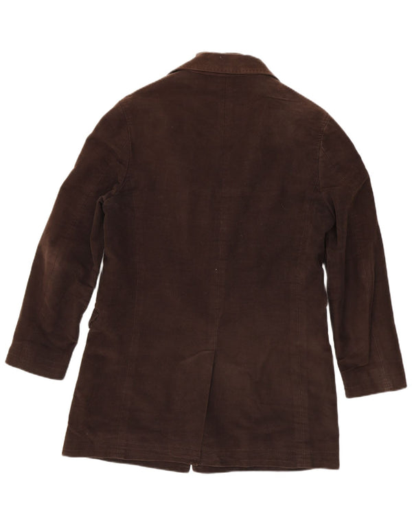 Massimo Dutti Herre 3-knaps blazerjakke EU 48 Medium Brun Bomuld