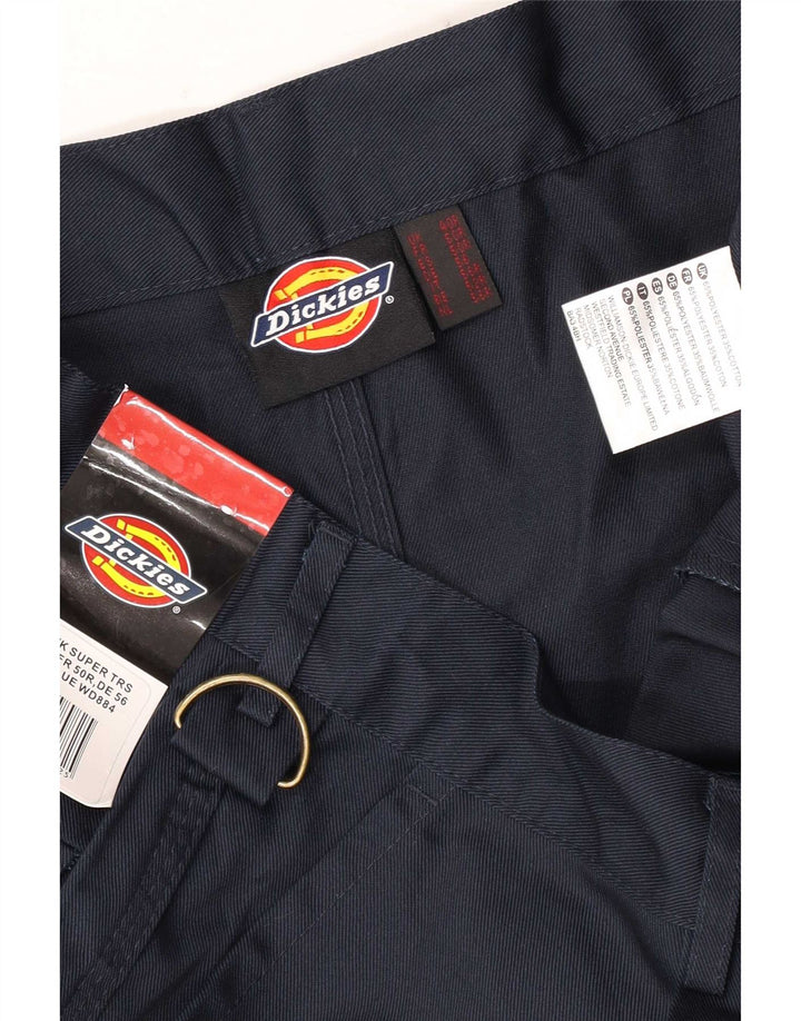 Dickies Straight Cargo bukser til mænd W40 L31 Marineblå polyester