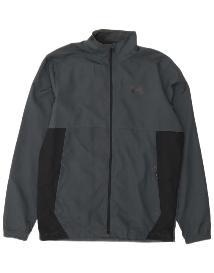 UNDER ARMOUR Herre Heat Gear Træningsdragt Top Jakke Medium Grå Polyester