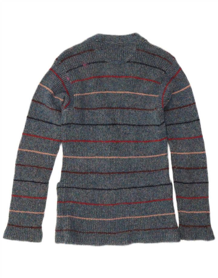 Gilmar Dame Cardigan Sweater IT 42 Mellem blå stribet