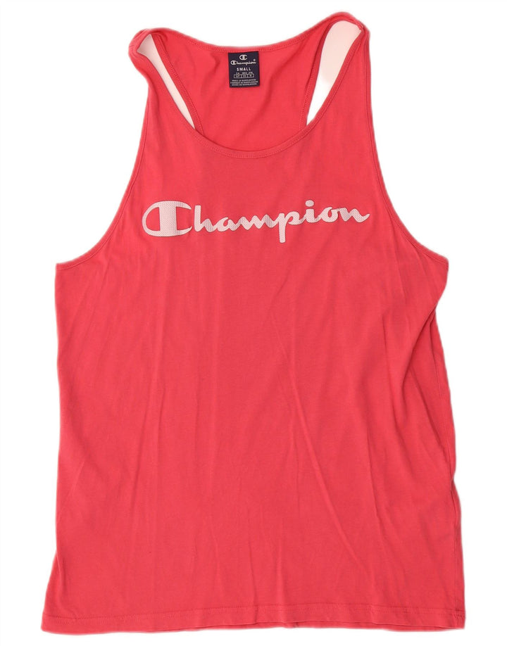 CHAMPION Herre Grafisk Vest Top Lille Pink Bomuld