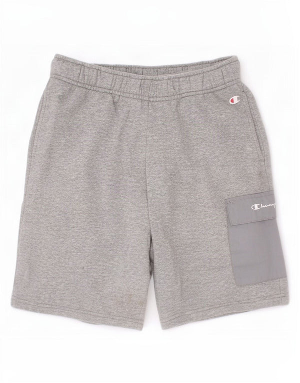 Champion Boys Cargo Sportsshorts 11-12 år Large Grå Flecked Bomuld