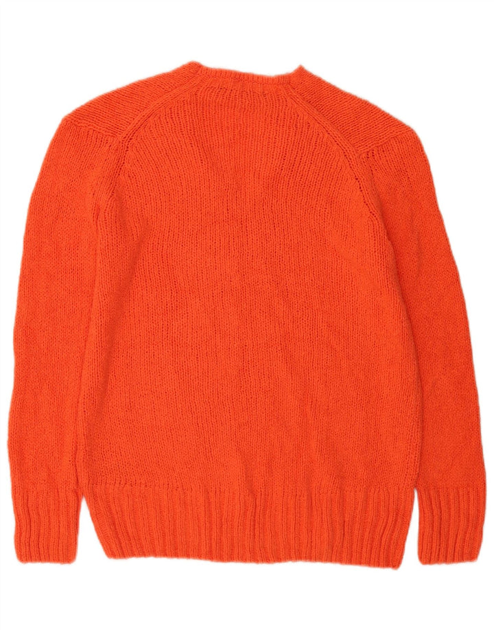 Marks & Spencer Dame Oversized V-hals sweater UK 6 XS Orange