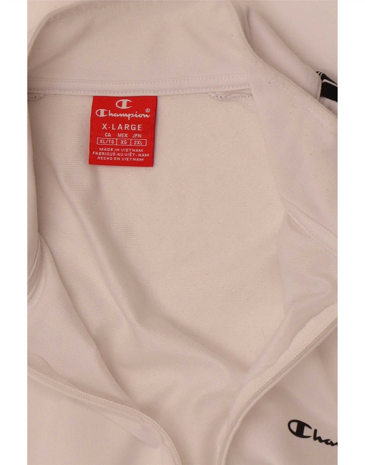 Champion Herre grafisk træningsdragt Topjakke XL Hvid Colourblock