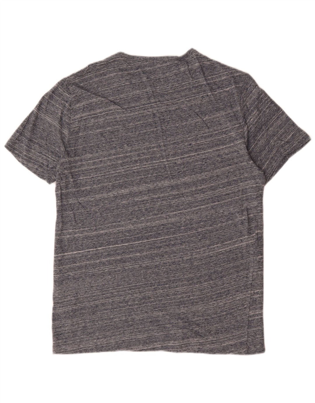 Reiss herre T-shirt top mellemgrå stribet bomuld