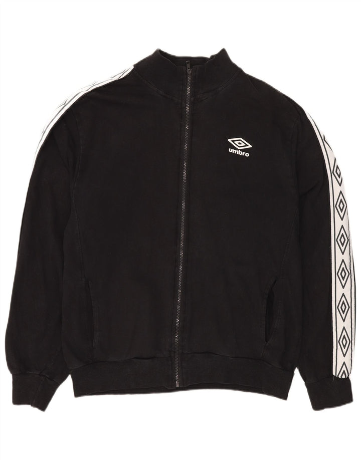 Umbro træningsdragt topjakke til kvinder UK 20 2XL Sort Colourblock Bomuld