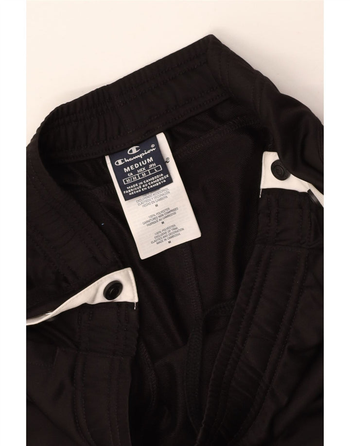 CHAMPION Womens træningsdragt Bukser UK 12 Medium Black Colourblock