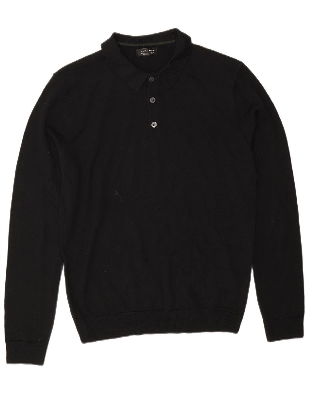 Zara Herre Polo Neck sweater Medium Sort