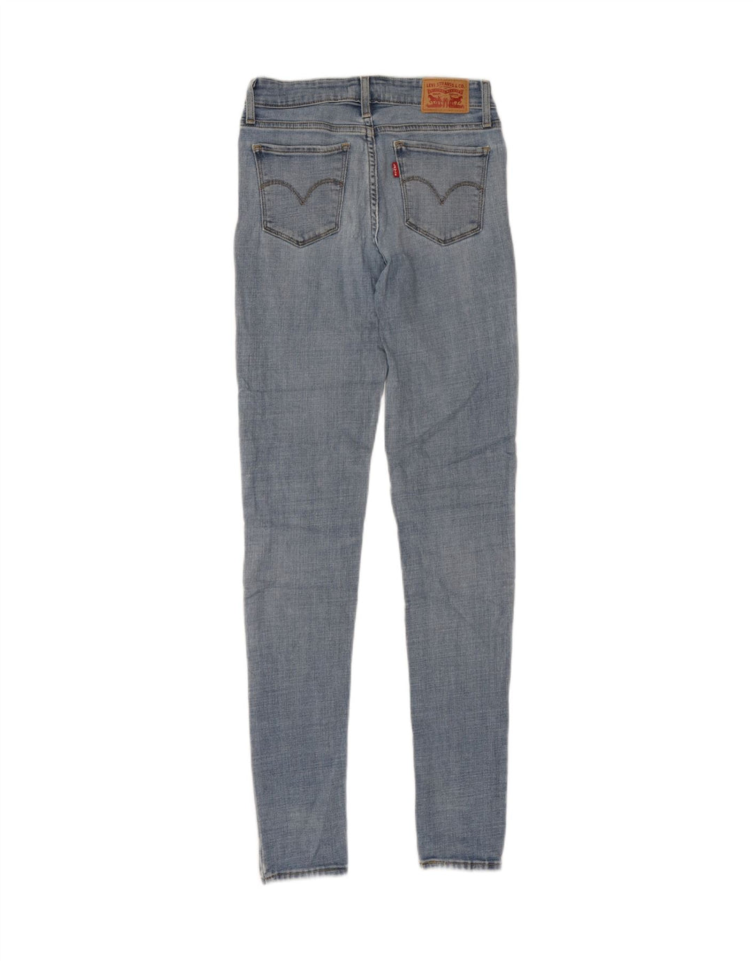 Levi's Dame 711 Skinny Jeans W26 L32 Blå Bomuld