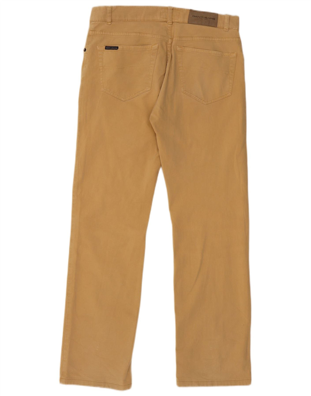 GANT Straight Casual Bukser til mænd W32 L31 Beige Bomuld