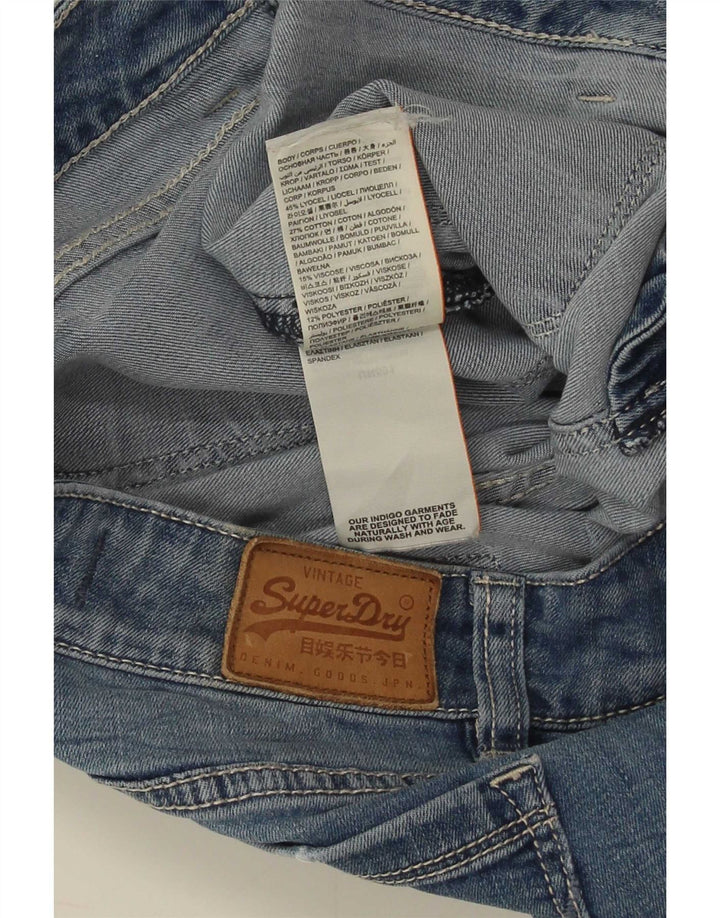 Superdry Zadie Flared Jeans til kvinder W26 L30 Blå Lyocell