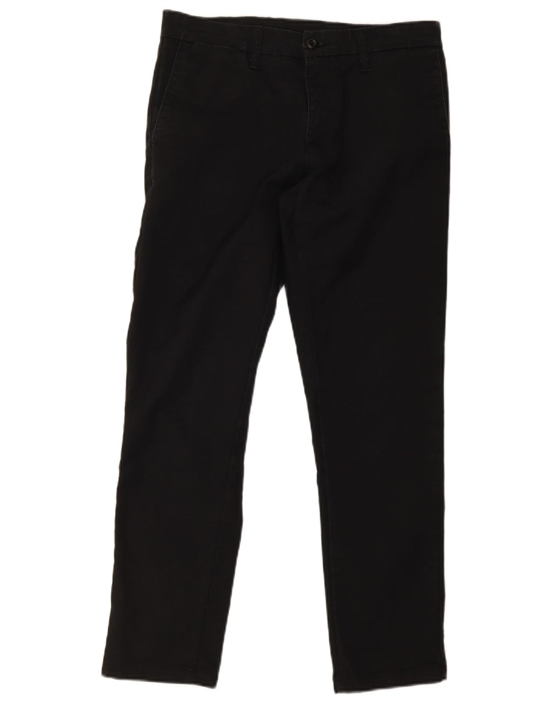 Carhartt Herre Sid Lige Chinobukser W32 L30 Sort Bomuld