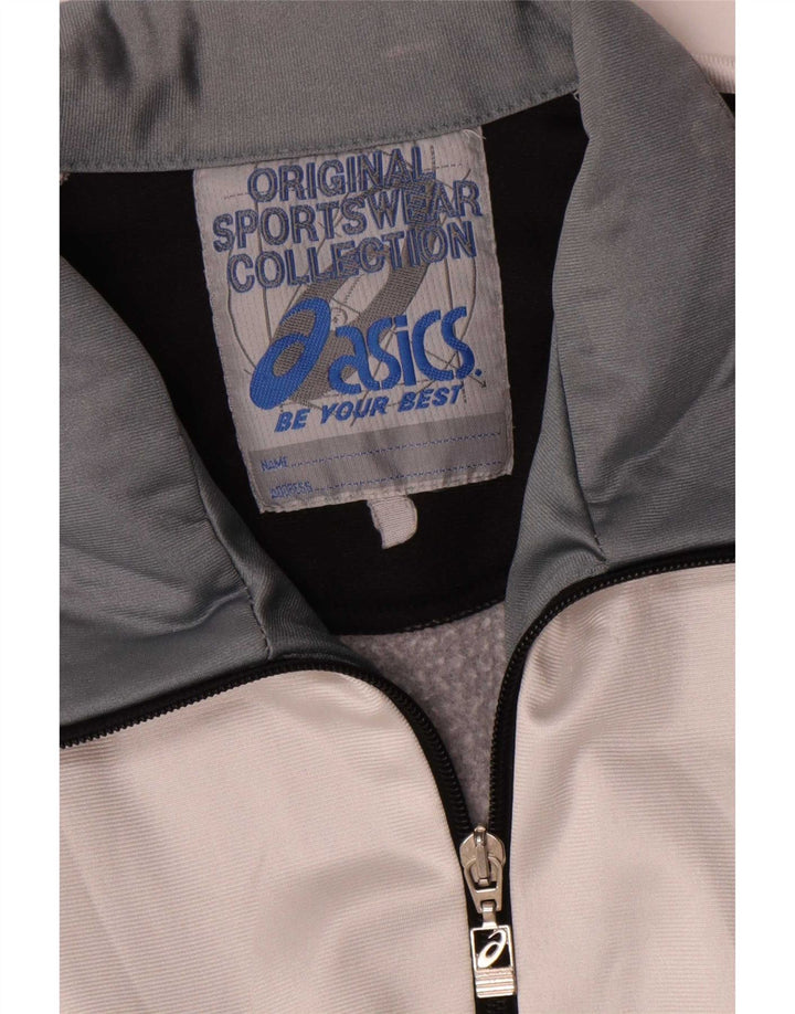 Asics Herre grafisk træningsdragt Topjakke Stor Sort Colourblock Polyester