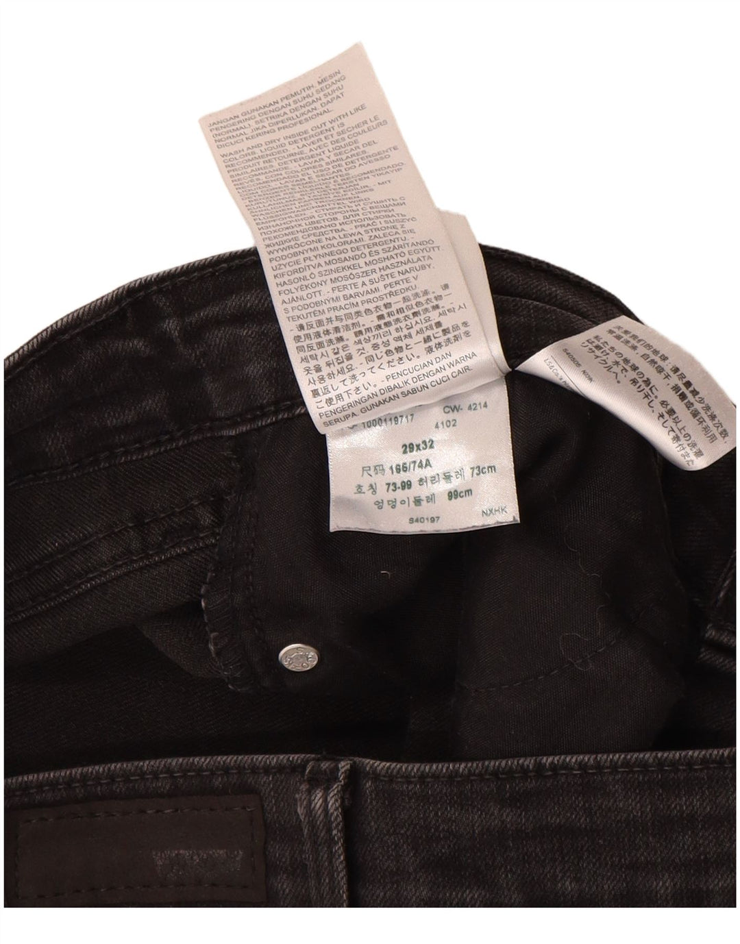 Levi's Dame Demi Curve Mid Rise Slim Jeans US 8 Medium W29 L32 Grå