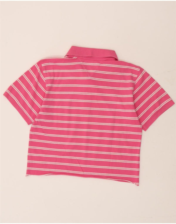 Tommy Hilfiger Pige Polo Shirt 15-16 År Pink Stribet