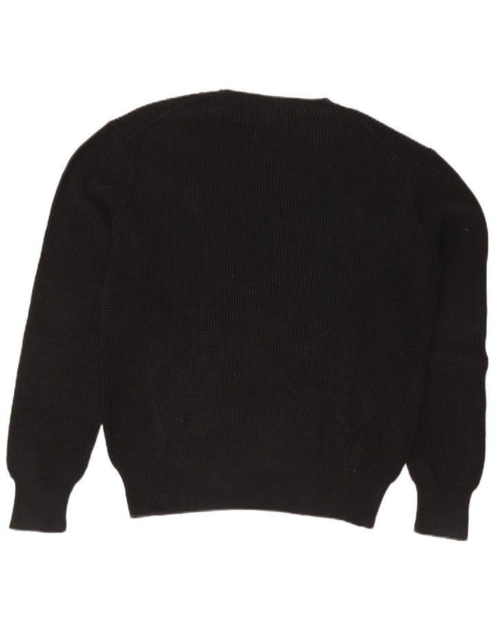 All Saints Herre Crew Neck Jumper Sweater Stor Sort Bomuld