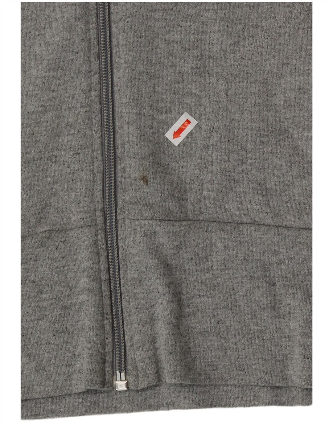 Adidas Womens Crop træningsdragt Topjakke UK 12 Medium Grey Bomuld