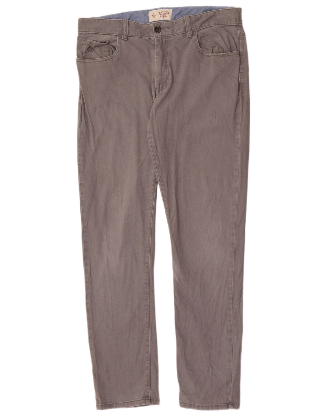 Penguin Herre Slim Casual Bukser W33 L32 Grå