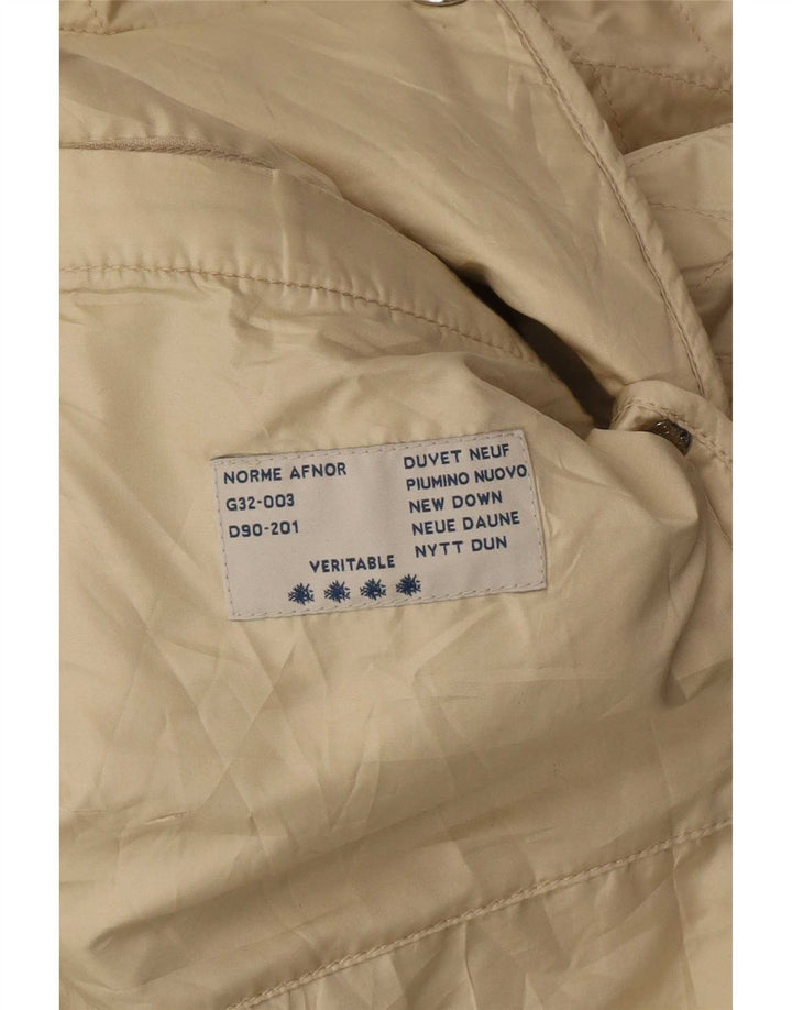 Moncler Dame Quiltet Jakke Størrelse 4 XL Beige