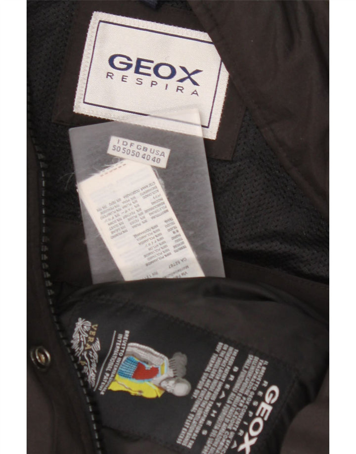 GEOX Polstret herrejakke UK 40 Stor sort polyamid